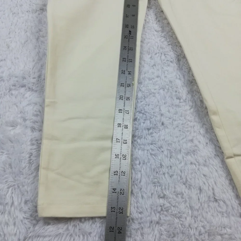Women With‎ Control Womens Pants Leggings Ivory Tummy Control Petite SP New
